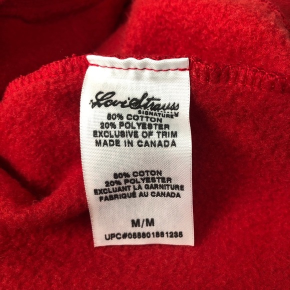 Levi's Signature Red Men's Pullover Hoodie - Picture 7 of 8